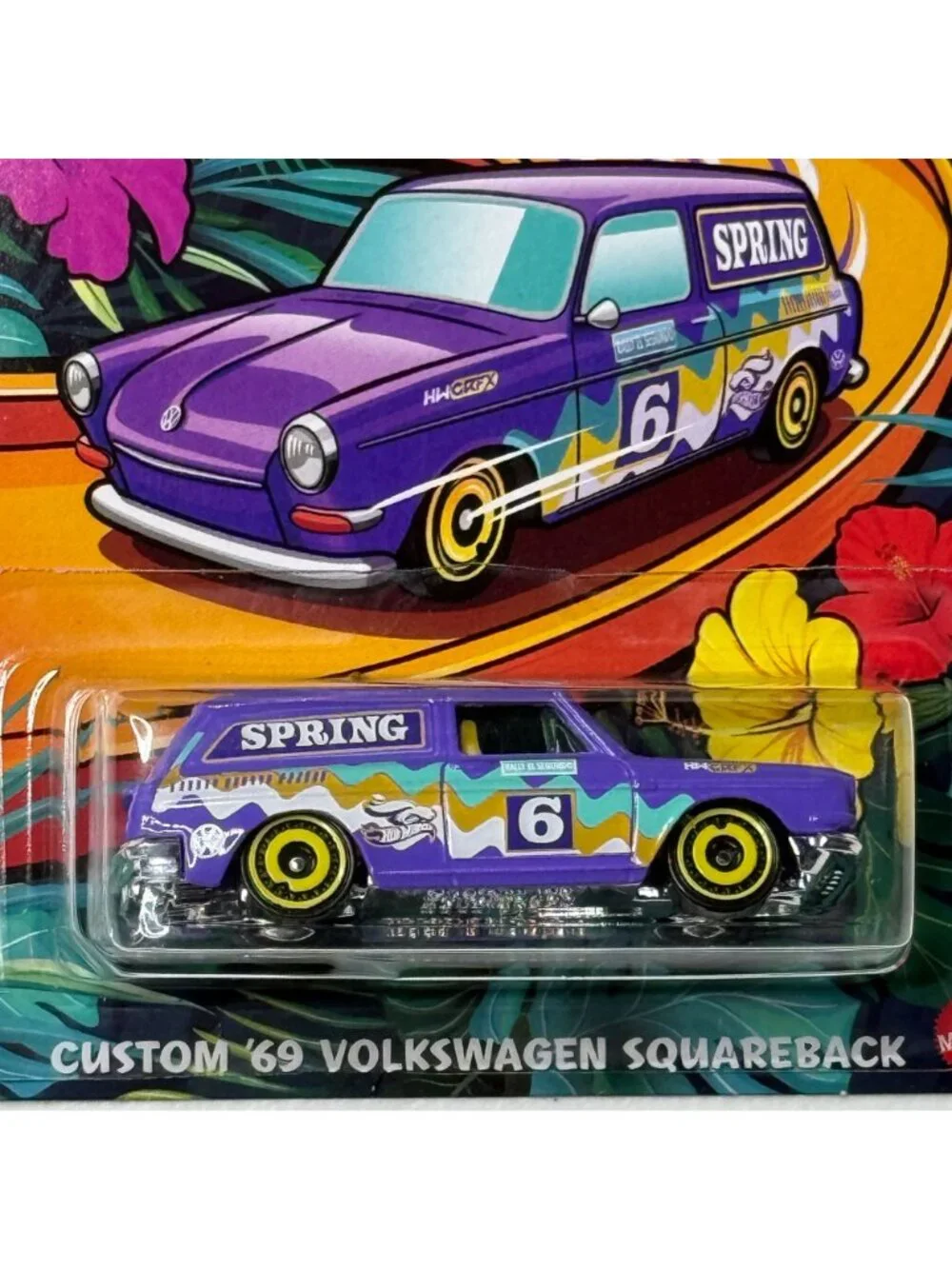 Hot Wheels Volkswagen Squareback Spring Series 5/5 Purple Diecast